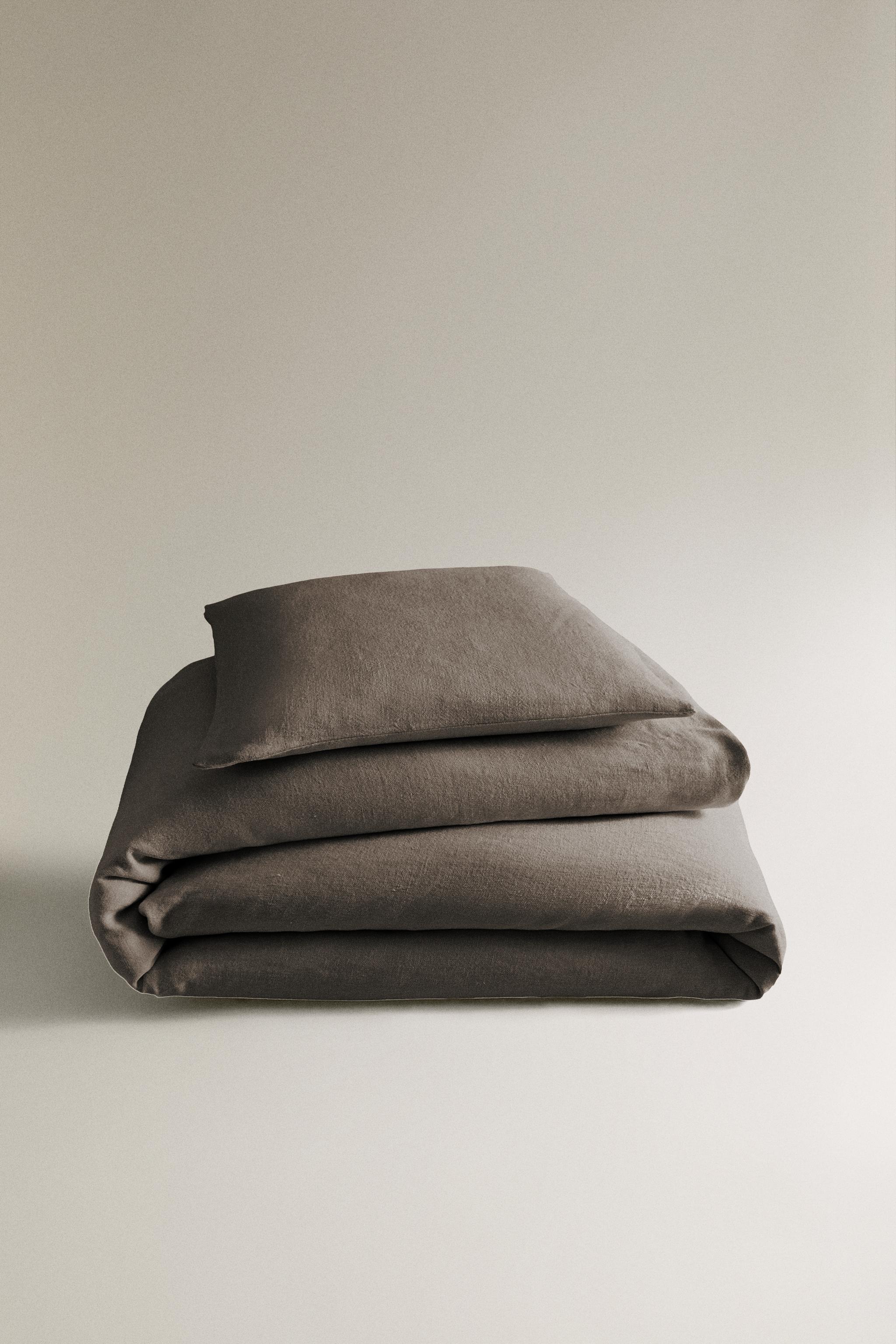 WASHED LINEN BEDSPREAD (400 GxM²)